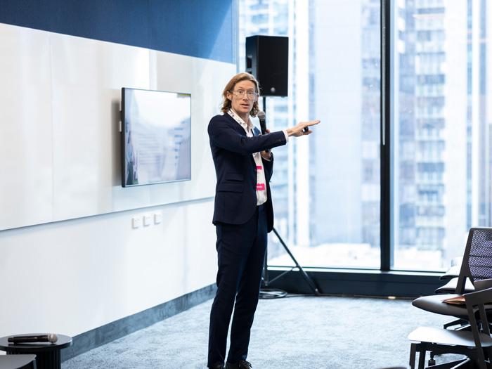 Zac Ashkanasy speaks at 91 Campus Live ANZ