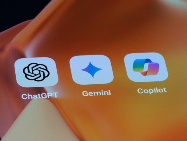 A phone screen with several different GenAI apps displayed