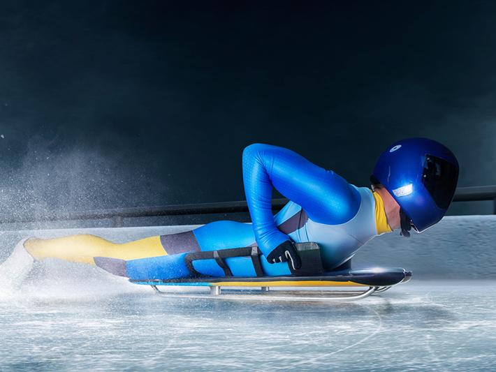 Skeleton sled event