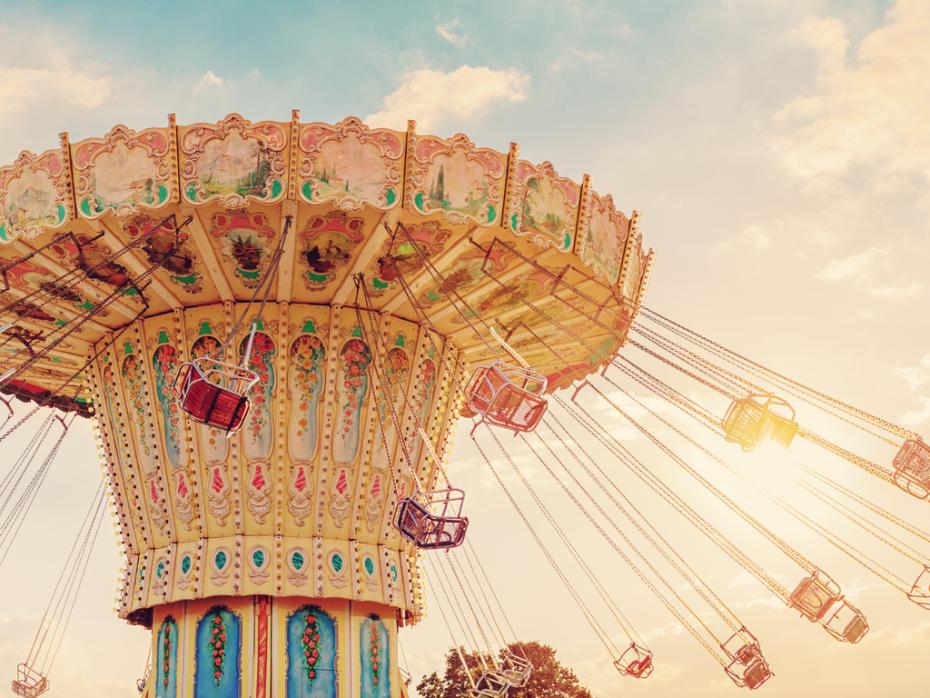 A carousel ride