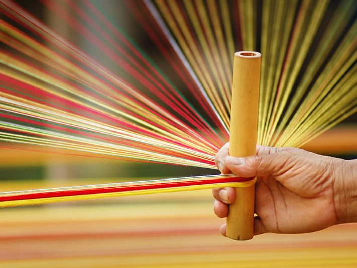 Preparation for weaving