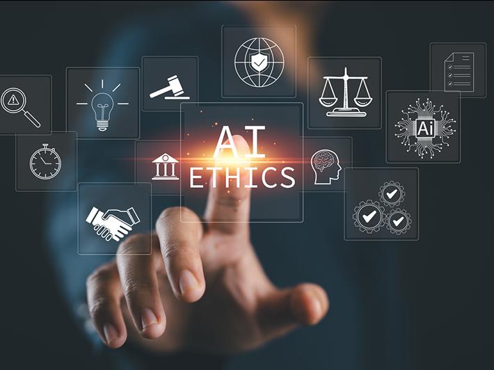 AI ethics and safeguarding concept