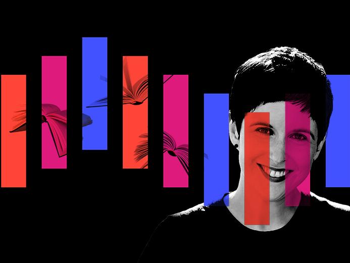 Podcast graphic featuring Laura Portwood-Stacer