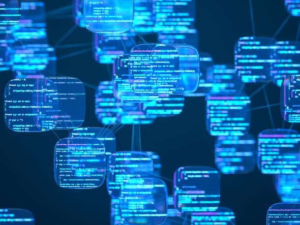 A network of intelligent nodes representing AI agents