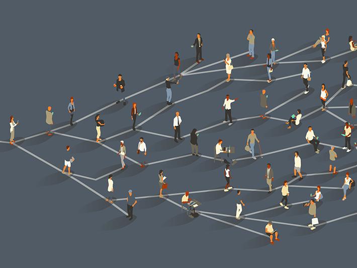 Illustration of network effect