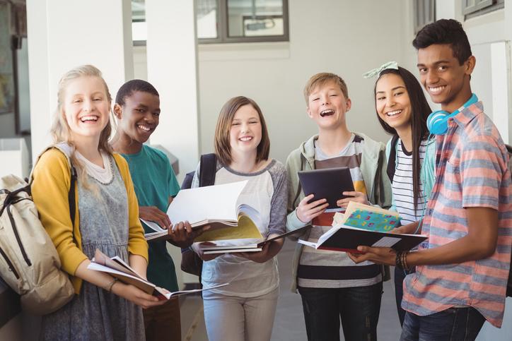 Group of schoolchildren