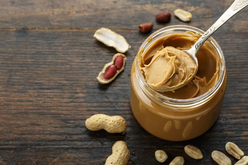 Jar of peanut butter