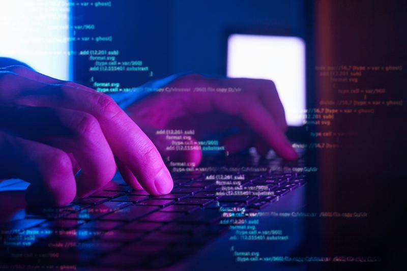 Cybersecurity, hacker concept