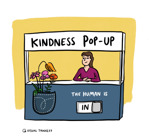 “Office hours reimagined.” Image by Bryan Mathers of Visual Thinkery