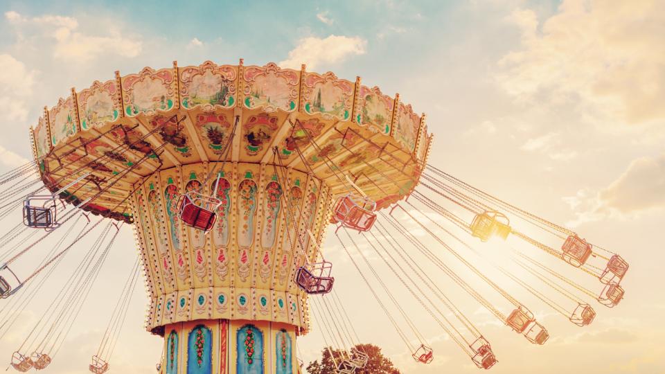 A carousel ride