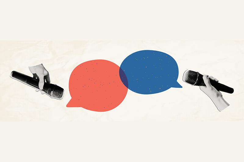 Podcast microphones