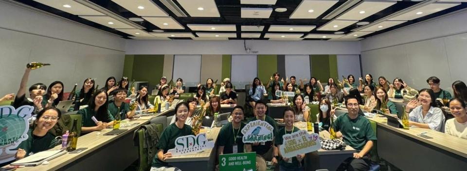 Students learning the co-created SDG curriculum