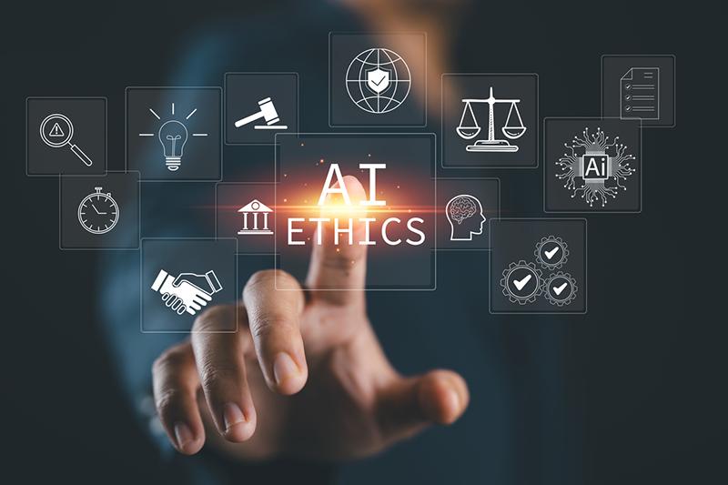 AI ethics and safeguarding concept
