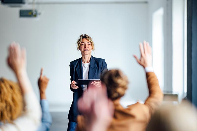 Female speaker fields questions