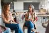 A teacher speaking to a student