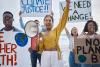 Students protesting for climate justice