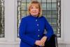 Susan C. Aldridge, president of Thomas Jefferson University, speaks to Campus editor Miranda Prynne