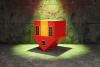 Upside-down toy house
