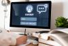 A doctor uses a chatbot on a desktop screen